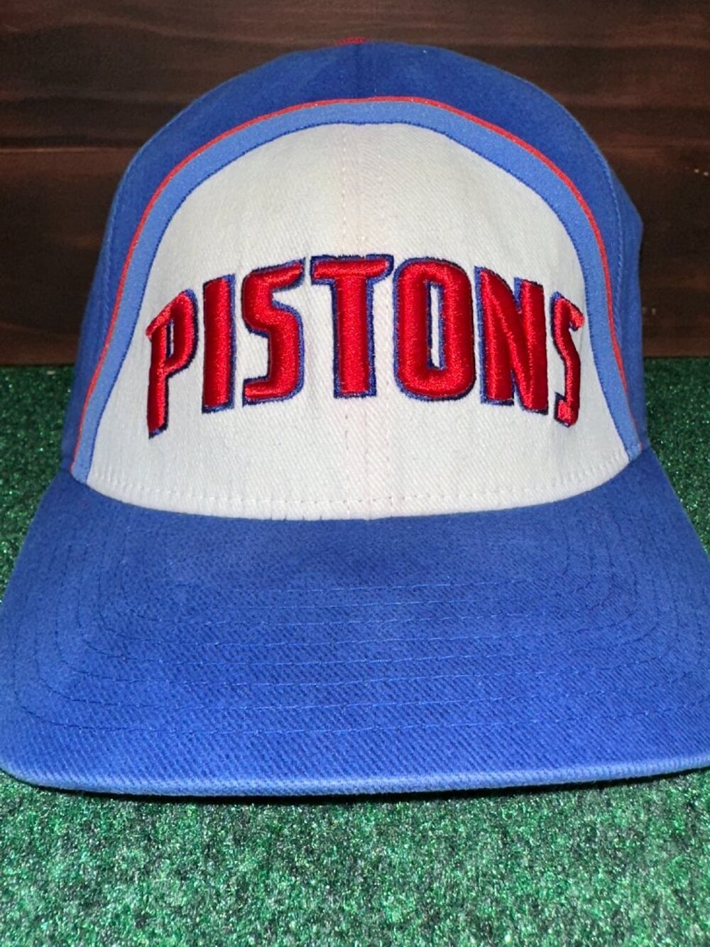 Detroit Pistons Reebok NBA FlexFit Hat Cap